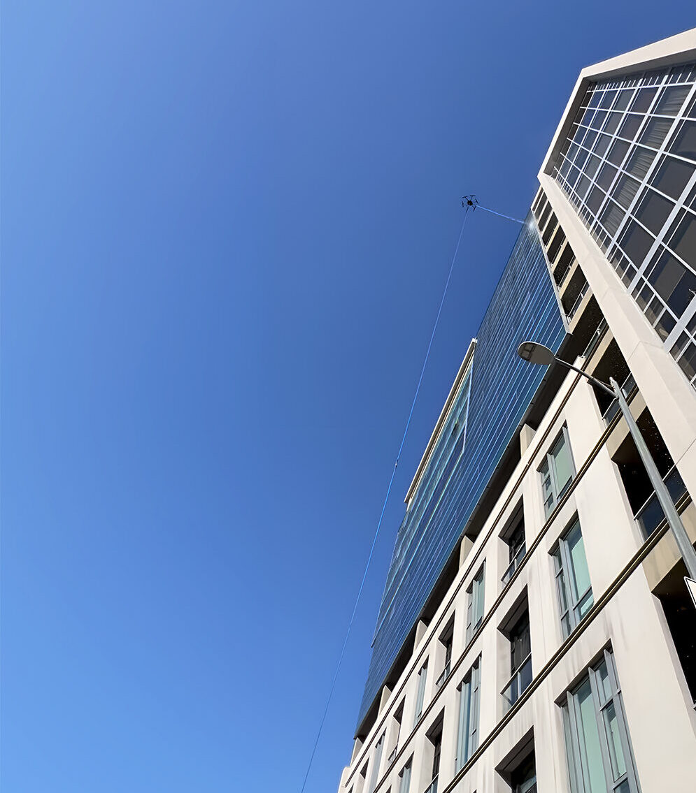 Demanding exterior drone operating environment